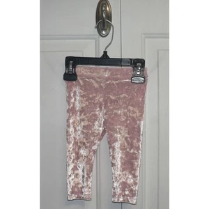 Tucker + Tate Baby Girls Velvet Leggings in Pink English 9Mths MSRP $19 - Picture 1 of 4