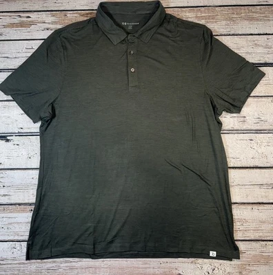 Camisa Polo 7 Diamonds Core Golf Verde Absorbente Anti-Microbiana Rayas XXL Nueva Foto 1 de 4