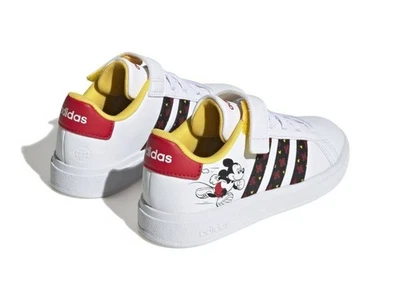 Adidas X Disney Grand Court Mickey Mouse Shoes Kid US6, Woman US8 Hook Loop - Image 1 of 4