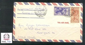 PHR_770. REPUBLIC. Nice cover w. 100 lire 1950 "ITALIA AL LAVORO" stamp & more. - Picture 1 of 1