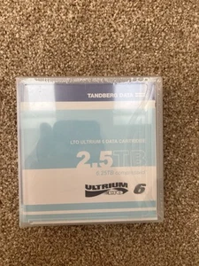 Tandberg Data LTO Ultrium 6 Data Cartridge 2.5TB (6.25TB compressed) - Picture 1 of 3