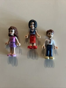 LEGO Friends Minifigure Lot Olivia With Dad Peter & Mom Anna - Picture 1 of 2