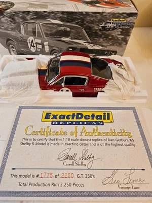 Exact Detail 1965 Shelby R-Model (Dan Gerber) 1/18 Scale Diecast Limited - Image 1 of 4