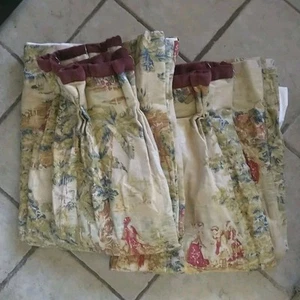 Maßgefertigte Calico Ecken Vorhänge Gardine hellbraun Bosporus Toile gefüttert Plissee Leinenmischung - Bild 1 von 14