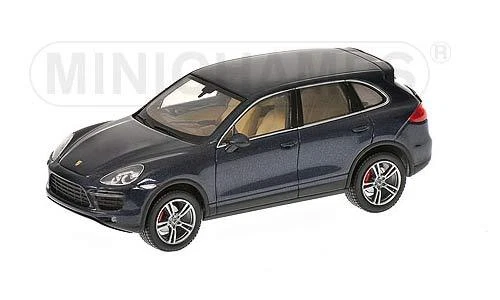 Porsche Cayenne Turbo 2010 Blue metallic  400069270 1/43 Minichamps - Immagine 1 di 1