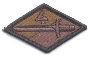 POLAND 4th Reconnaissance Company, 4th Cavalry Brigade beret badge, cloth - Picture 1 of 1