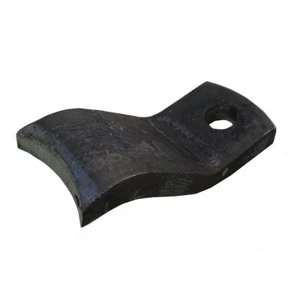 Stoßdämpferhalter Anschweißplatte gekröpft für Achsschenkel Anhänger - Bild 1 von 3