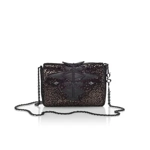 G.G. Cartera cruzada convertible de cuero Maull Mini GG en negro tigre nueva con etiquetas - Imagen 1 de 14