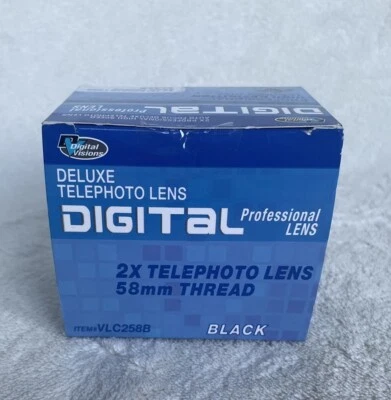 Digital Visions 2x High Speed Auto Focus Camera Lens VLC258B 58mm Thread HD - Image 1 of 4