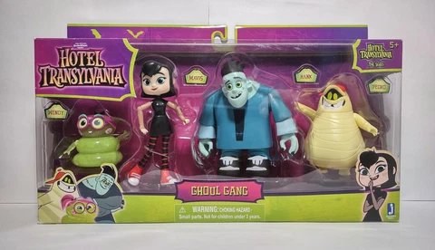 Hotel Transylvania The Series Mavis Wendy Hank Pedro Action Figure 4pk Cartoon Cover