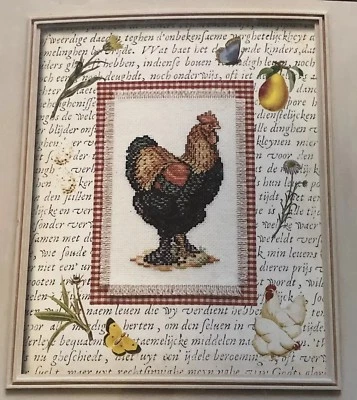 Leisure Arts Rooster Counted Cross Stitch Kit NEW 115562 Nature Collection NOS - Image 1 of 4