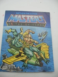 mattel MOTU maitres de l'univers HE-MAN BD booklet livret mini-comics EUROPE 81 - Imagen 1 de 3
