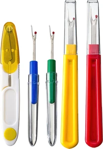 Kit Ripper Cuciture e Rimuovi Filetti per Cucire 2 Grandi 2 Piccoli Stitch Ripper Tool a - Foto 1 di 12