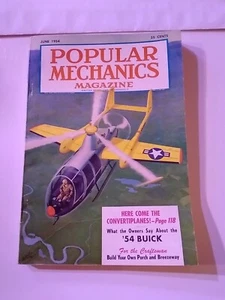 Popular Mechanics Magazine Vintage June 1954 - Picture 1 of 3