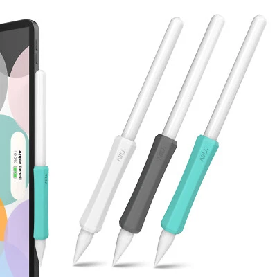 Pen Grip Non-Slip Protective Cover For Apple Pencil 1/2 Generation Silicone Easy - Image 1 of 4