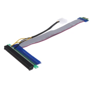 1X zu 16X Adapter PCI E Extender Riser 32CM mit Stromkabel - Afbeelding 1 van 9