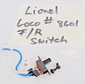 O SCALE / LIONEL / LOCOMOTIVE #8601 / F-R / SWITCH / HTF PARTS - Picture 1 of 3