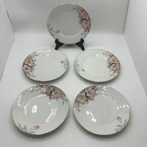 5 Vintage Noritake Azalee 19322 Brot und Butter Teller 6,5" Japan - Bild 1 von 5