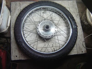 1967 SUZUKI B105P BEARCAT FRONT WHEEL - Picture 1 of 6