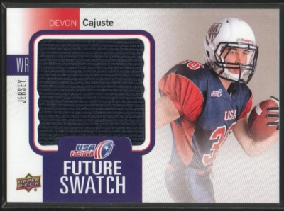 Devon Cajuste 2011-12 Upper Deck USA Football Future Swatch  Stanford Cardinal - Image 1 of 2