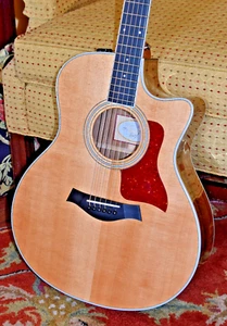 Taylor 416CE 2015 Sitka Spruce/Ovangkol ES2 with OHSC - Mint Condition! - Picture 1 of 18
