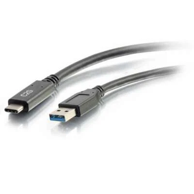 NUEVO C2G 28833 10 FT RESISTENTE GRUESO 4,8 mm USB-C a USB 3.2 cable de carga de datos Foto 1 de 3
