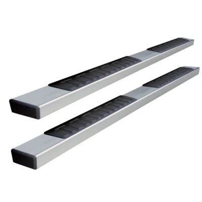 Go Rhino 6" Oe Xtreme II Side Steps-87" Long Stainless Steel Finish Bars Only  - Imagem 1 de 3