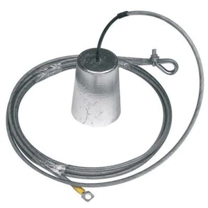 AG Zinc Hanging Anode 2.2kg with 4.0m Cable - Picture 1 of 1