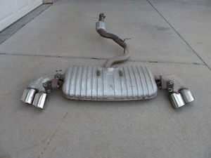08-14 of 2010 Audi TT TTS 2.0 TTSI Exhaust OEM Muffler Resonator tips  - Picture 1 of 12
