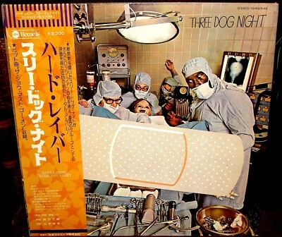 THREE DOG NIGHT "Hard Labor" 1970 Japan ABC PROMO Lp w/Obi/lyrics NM - Image 1 of 4