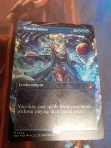 MTG Omniscience - Wilds of Eldraine - Confetti Foil Animie - ENG - NM - Picture 1 of 2