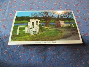 Old Postcard Entrance to the L B J Ranch Stonewall Texas - Picture 1 of 2
