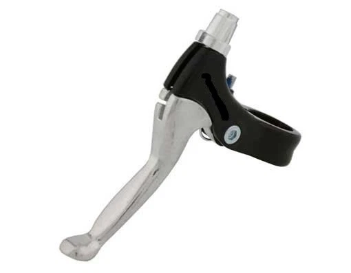 Palanca de freno de aleación Fixie plateada MTB bicicleta de colección engranaje fijo bicicleta BMX de la vieja escuela Foto 1 de 1