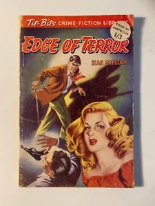 Edge of Terror rare UK Tit-Bits Crime Pulp Magazine 1st Ed detective novel - Picture 1 of 4