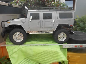 XXXL Rc Auto SUV Truck ca. 68cm lg --Hummer-- silberfarbig - Bild 1 von 23