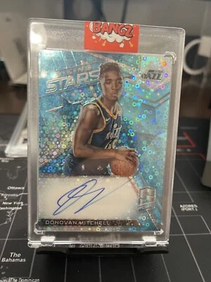 DONOVAN MITCHELL 2017-18 PANINI SPECTRA RISING STARS SIGNATURE AUTO PRIZM RC /49 - Image 1 of 2