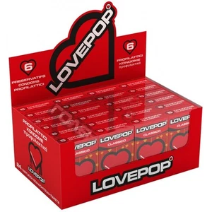 144 Preservativi Profilattici Classici LOVEPOP 24 Confezioni Con Espositore - Foto 1 di 1