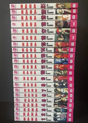 Nana Manga Volumes 1-21 Brand New Complete Set English Authentic Viz Media