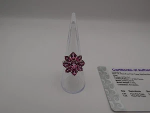 C23 Gemporia Sterling Silver 5.16cts Pure Pink Topaz Ring & COA - Size 7 - Picture 1 of 7