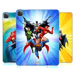 OFFICIAL JUSTICE LEAGUE DC COMICS AIRBRUSHED GEL CASE FOR APPLE SAMSUNG KINDLE - Picture 1 of 8