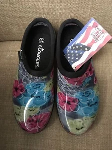 Sloggers Women’s Waterproof Gardening Shoes Multicolor with Flowers Sz 6 NWT - Picture 1 of 3