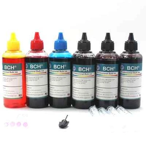 Tinta de recarga estándar BCH a granel 600 ml para HP, Canon, Epson, Lexmark y más - Imagen 1 de 7