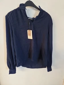 JDY only damen Top mit V-Ausschnitt große M Blau - Bild 1 von 4