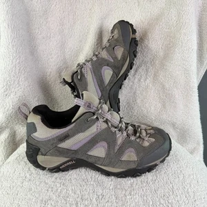 Merrell Womens Hiking Shoes Size 8 Gray Athletic Outdoor Boots Energis Low - Picture 1 of 9