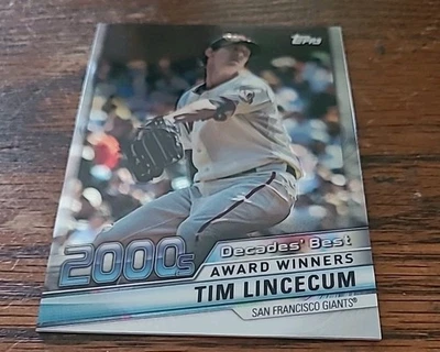 2020 Topps #DBC-88 Tim Lincecum Decades' Best Chrome (Series Two) - Image 1 of 2