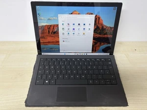 Microsoft Surface Pro 5th Gen 12.3" i5-7300U 128GB SSD 4GB RAM + Keyboard READ - Picture 1 of 20