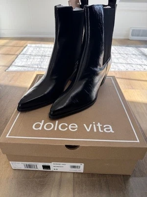 NEW Dolce Vita H20 Women's Boots Black Leather Sz. 9.5 - Image 1 of 4