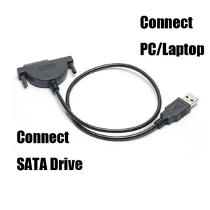 Mini Sata II USB 2.0 To Mini Sata Cable Optical Driver Adapter Cable  Computer - Afbeelding 1 van 12
