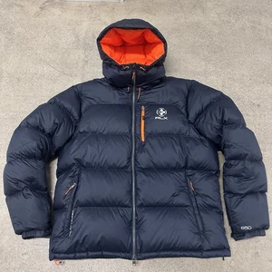 Ralph Lauren RLX 650 Fill Down Water Repellent Blue Hooded Jacket Size XL - Picture 1 of 13