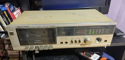 Cubierta de cinta de casete estéreo realista SCT-35 probada y funcionando. Leer. Foto 1 de 3